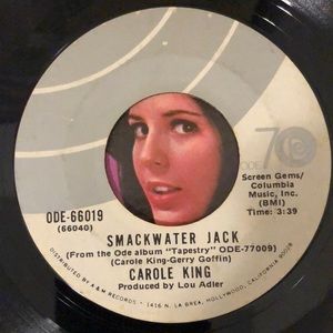 Carole King Smackwater Jack Vinyl 45 Record '71